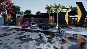 Detalhe de fachada moderna