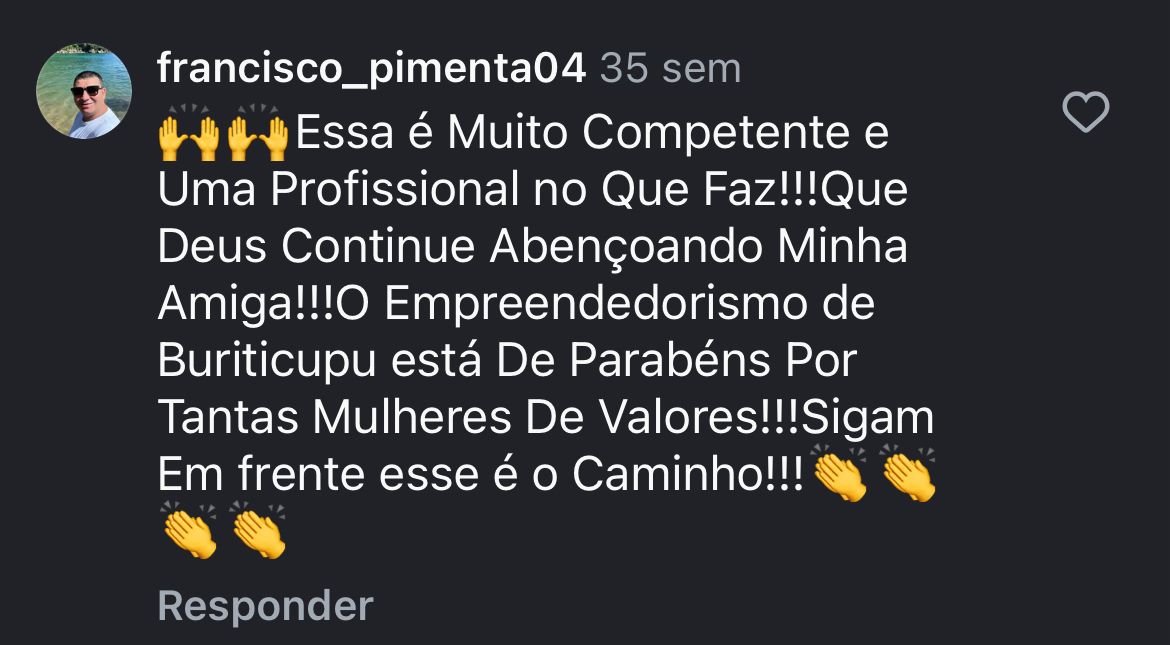 Depoimento de cliente