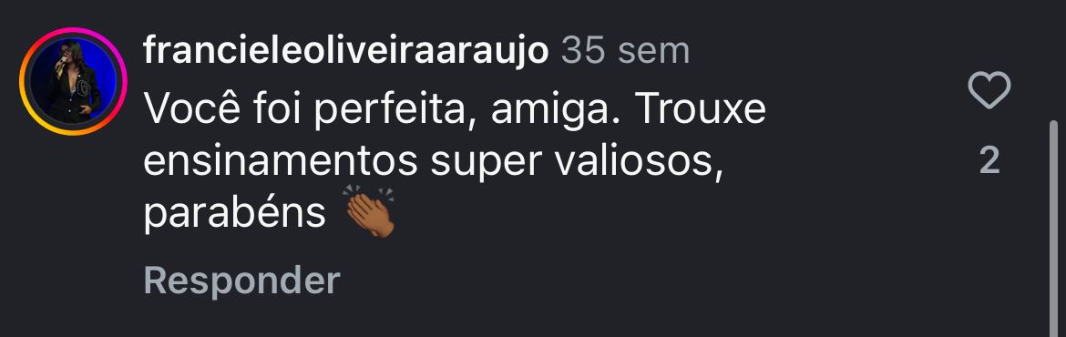 Depoimento de cliente