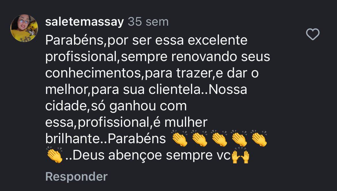 Depoimento de cliente