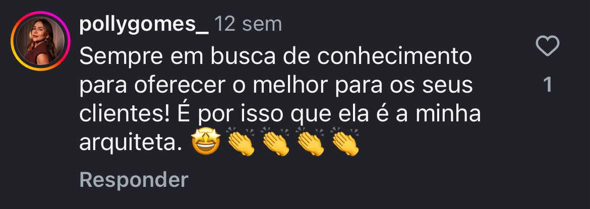Depoimento de cliente